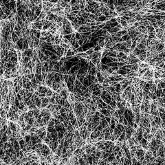 Hand draw art abstract wallpaper concept halftone monochrome black design random shape isolated on white design element