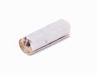 glutinous rice roasted in bamboo joints Kao lam isolated on white background