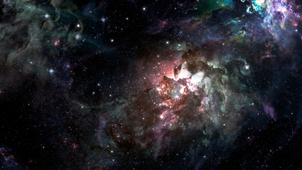 Fototapeta na wymiar Background of galaxy and stars