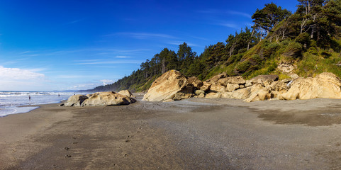 Fishermen at Beach 3 on the Washington Coast