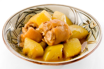 豚足とパパイヤの煮物