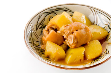 豚足とパパイヤの煮物