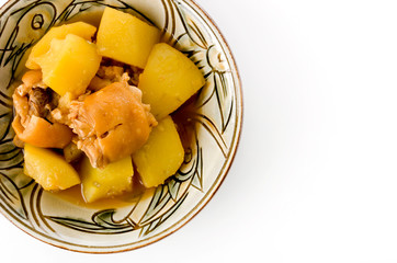 豚足とパパイヤの煮物