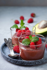 avocado chocolate mousse