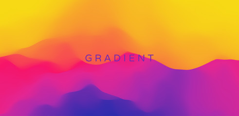 Abstract background with dynamic effect. Creative design poster with vibrant gradients. Vector Illustration for advertising, marketing, presentation. Mobile screen.