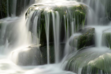 Man made cascade or waterfall