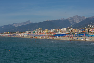 Fototapeta na wymiar Reisen Urlaub Italien Meer Riviera
