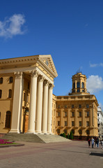 KGB building on Independence Avenue, Minsk, Belarus