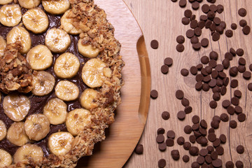 chocolate banana pie