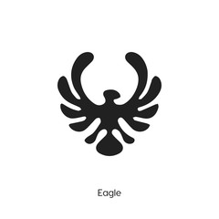 eagle icon vector symbol