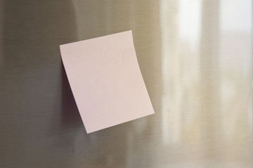 sticky notes on refrigerator