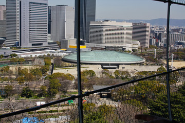 Obraz premium The Osaka Castle in japan tokyo