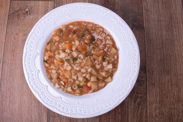 vegetables soup