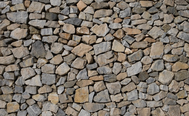 random stone wall texture, made from rough stone