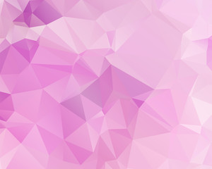 Obraz premium Light Pink vector modern geometric abstract background , Multicolor, Rainbow vector triangle mosaic template