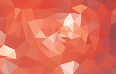 Fototapeta premium Light Orange vector modern geometric abstract background , Multicolor, Rainbow vector triangle mosaic template