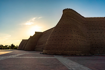 Fototapeta na wymiar Ark citadel walls - Uzbekistan, Bukhara