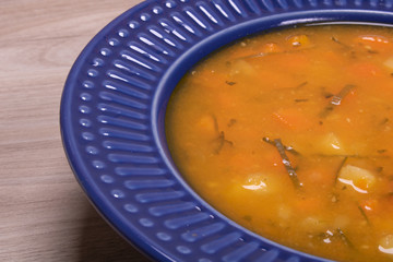 carrot soup with chicken
