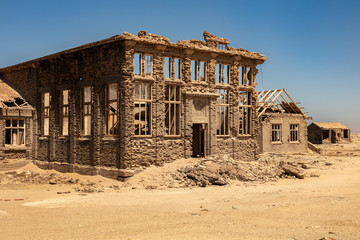 The Ruins of Elizabeth Bay Mining Town in Namibia