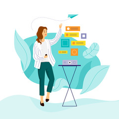 Modern Bissinessman working