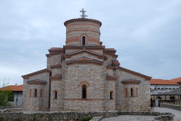 Fototapeta na wymiar St. Clement and Saint Panteleimon church in Ohrid, Macedonia