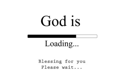 Christian faith, typography for print or use as poster, card, flyer or T shirt