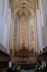 St James Church in Rothenburg ob der Tauber, Germany