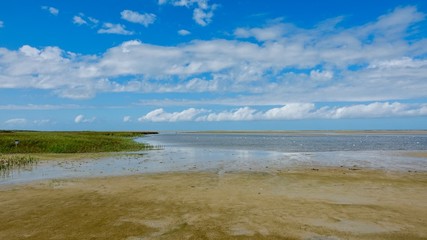 Wattenmeer, Watt, Küstenlandschaft an der Nordsee