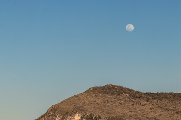 landscape on a road trip in México