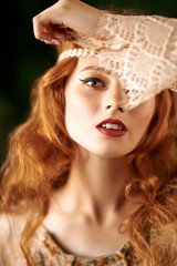 Fototapeta premium lace in the foreground