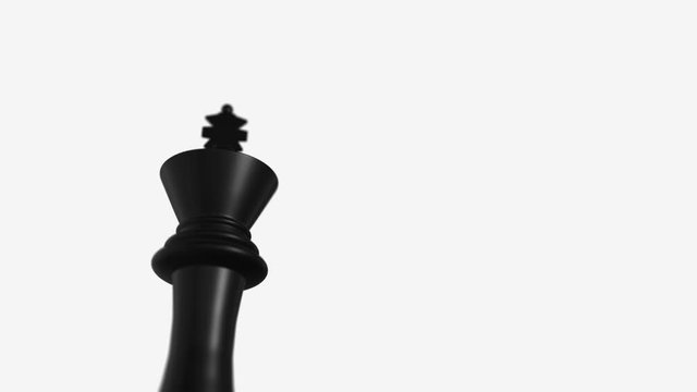 Clean Chess King Abstract Background 
