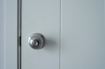 the doorknob before inside bed room