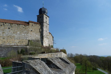 Fototapeta na wymiar Doppelmauer Veste Coburg