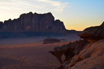 Désert Wadi Rum Jordanie