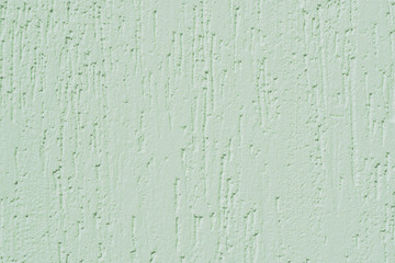 background and texture mint plastered wall with bark beetle texture...