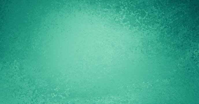 Blue green background texture with dark border grunge and abstract distressed corner design, elegant light and dark background or wallpaper illustration