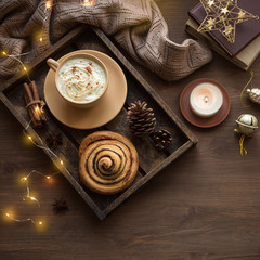 Christmas cozy home concept
