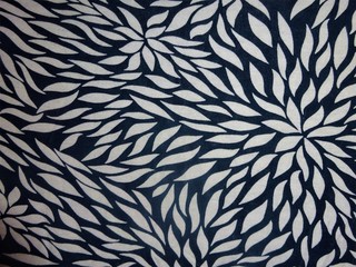 Texture tissus abstrait en bleu et blanc.