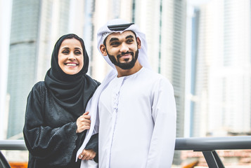 Arabian couple portrait