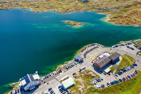 Grimselpass Mitte Septemper in der Schweiz