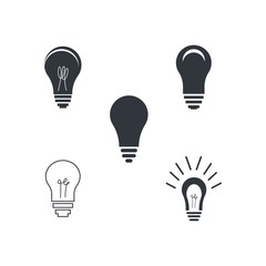 Bulb logo vector