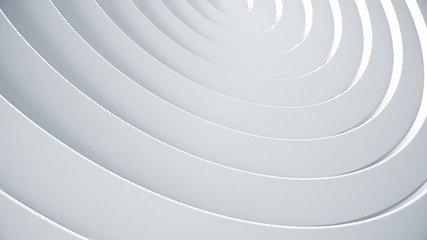 Minimal and clean geometric background. Abstract radial pattern for creative business card. Futuristic backdrop concept. 3d render illustration.