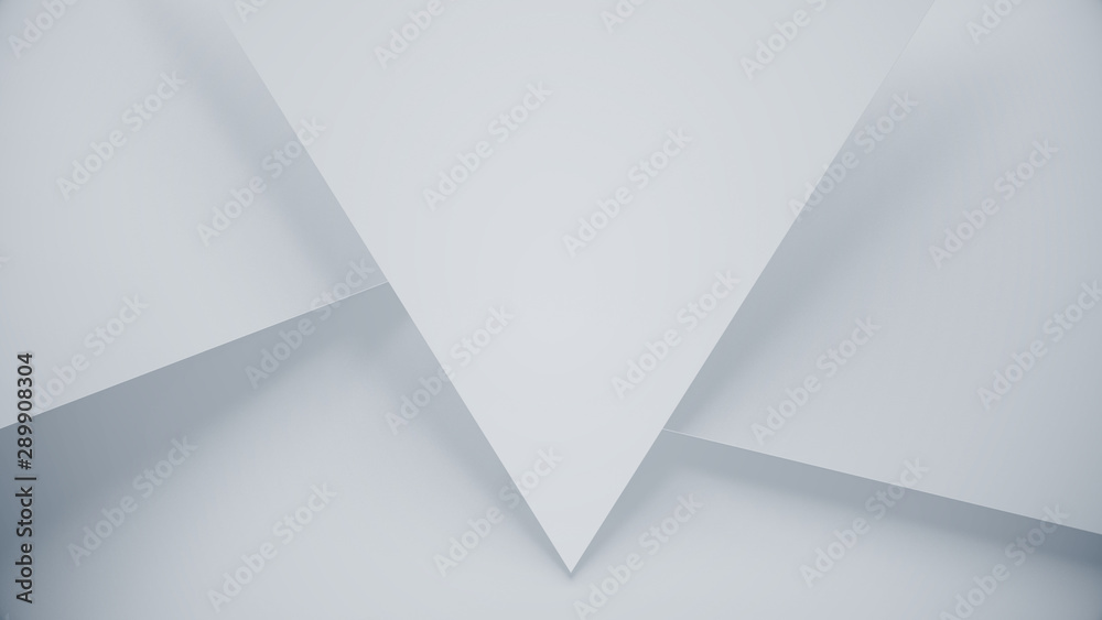Wall mural clean triangles abstract background. geometric pattern for trendy business slide. clean and modern t