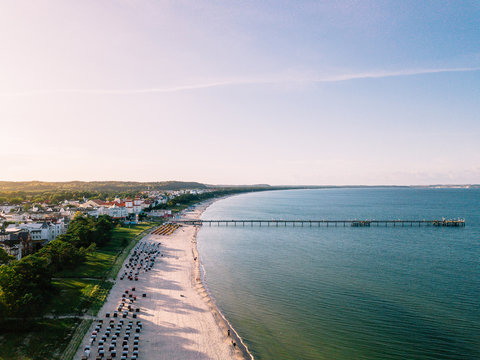 Binz auf der Insel R&uuml;gen von oben
