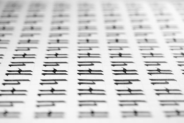 Calligraphy black and white letters H background. Lettering practice writing worksheet. Handwriting...