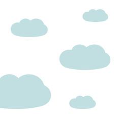 Sky cartoon design concept, vector illustration