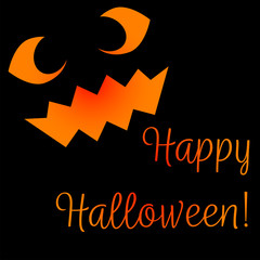 Banner with pumpkin, invitation vector element. Invitation card set. Horror halloween background with pumpkin. Halloween party spooky design element. Vector decoration design. Celebrate card template.