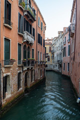 Naklejka na ściany i meble Beautiful views of the Venice canal