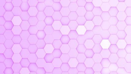 Purple hexagonal grid background