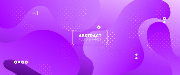 Abstract Flow Design. Light Gradient Poster. 